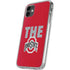 Ohio State University The Ohio State Buckeyes iPhone 11 Clear Case