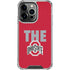 Ohio State University The Ohio State Buckeyes iPhone 13 Pro Clear Case