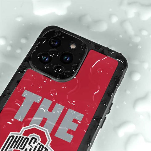 Ohio State University The Ohio State Buckeyes iPhone 14 Pro Max Waterproof Case