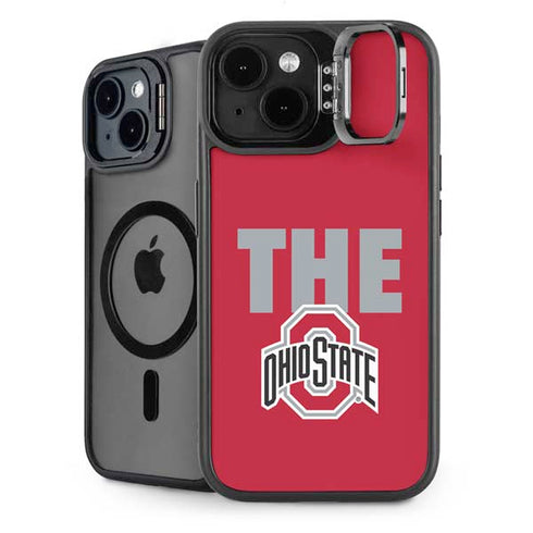 Ohio State University The Ohio State Buckeyes iPhone 15 Plus Kickstand Case