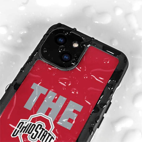 Ohio State University The Ohio State Buckeyes iPhone 15 Plus Waterproof Case