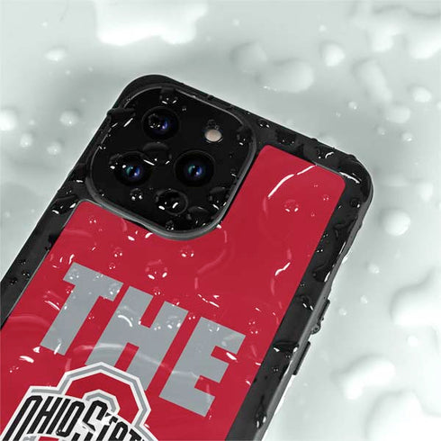 Ohio State University The Ohio State Buckeyes iPhone 15 Pro Waterproof Case