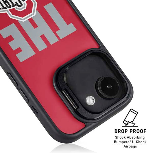 Ohio State University The Ohio State Buckeyes iPhone 16e Kickstand Case