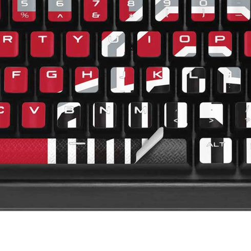 Ohio State University The Ohio State Buckeyes K95 RGB PLATINUM Mechanical Gaming Keyboard Skin