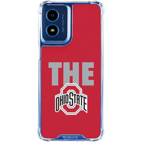 Ohio State University The Ohio State Buckeyes Moto G 5G (2024) Clear Case
