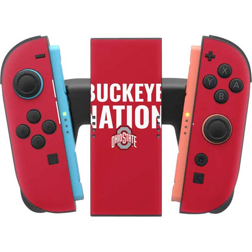 Ohio State University The Ohio State Buckeyes Nintendo Switch 2 (2025) Joy-Con Controller Skin