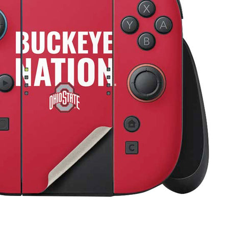 Ohio State University The Ohio State Buckeyes Nintendo Switch 2 (2025) Joy-Con Controller Skin