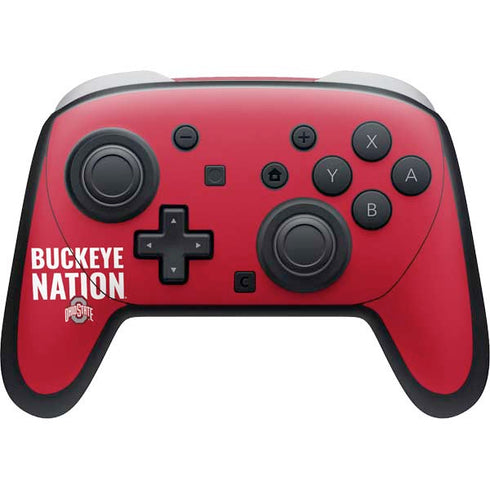 Ohio State University The Ohio State Buckeyes Nintendo Switch 2 (2025) Pro Controller Skin