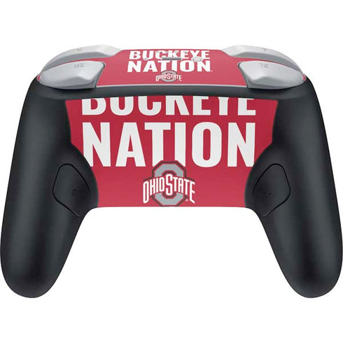 Ohio State University The Ohio State Buckeyes Nintendo Switch 2 (2025) Pro Controller Skin