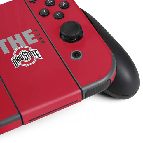 Ohio State University The Ohio State Buckeyes Nintendo Switch (2017-2021) Joy-Con Controller Skin