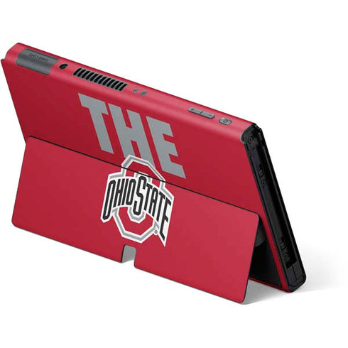 Ohio State University The Ohio State Buckeyes Nintendo Switch OLED (2021) Skin