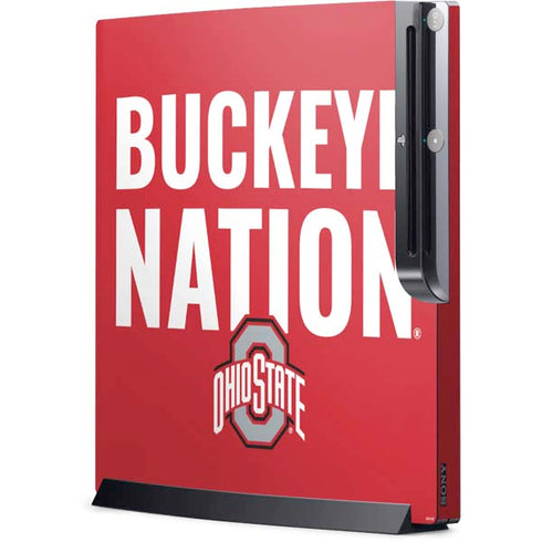Ohio State University The Ohio State Buckeyes Playstation 3 & PS3 Slim Skin