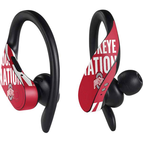 Ohio State University The Ohio State Buckeyes PowerBeats Pro Skin