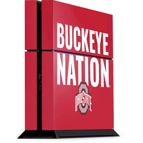 Ohio State University The Ohio State Buckeyes PS4 Console Skin