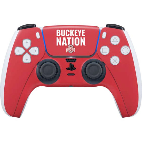 Ohio State University The Ohio State Buckeyes PS5 Controller Skin