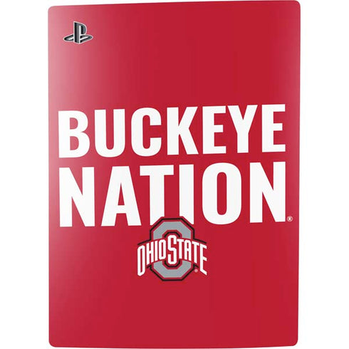Ohio State University The Ohio State Buckeyes PS5 Digital Edition Console Skin