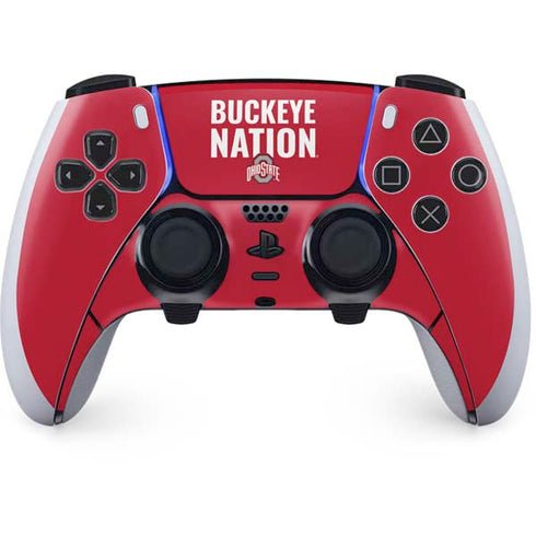 Ohio State University The Ohio State Buckeyes PS5 DualSense Edge Pro Controller Skin