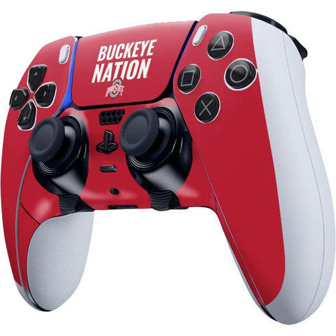 Ohio State University The Ohio State Buckeyes PS5 DualSense Edge Pro Controller Skin