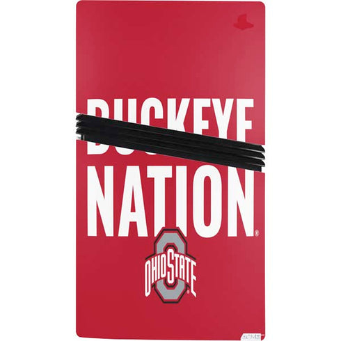 Ohio State University The Ohio State Buckeyes PS5 Pro Bundle Skin