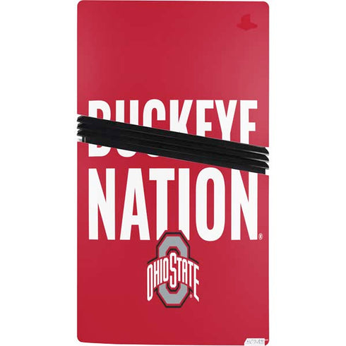 Ohio State University The Ohio State Buckeyes PS5 Pro Console Skin