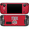 Ohio State University The Ohio State Buckeyes Steam Deck Handheld Gaming Computer OLED Skin
