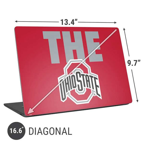 Ohio State University The Ohio State Buckeyes Universal Laptop 16.6in (13.4 x 9.7in) Skin