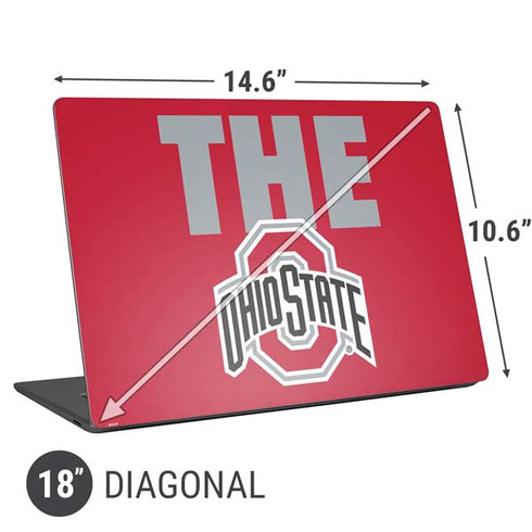 Ohio State University The Ohio State Buckeyes Universal Laptop 18in (14.6 x 10.6in) Skin