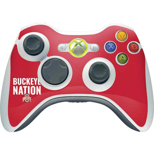 Ohio State University The Ohio State Buckeyes Xbox 360 Wireless Controller Skin