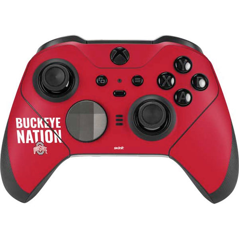 Ohio State University The Ohio State Buckeyes Xbox Elite Wireless Controller Series 2 Skin
