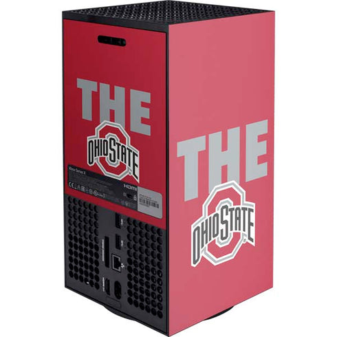 Ohio State University The Ohio State Buckeyes XBox Series X Digital Edition Console Skin