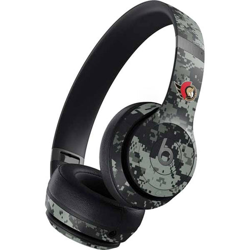 NHL Ottawa Senators Camo Beats Solo 4 Wireless Headphones Skin