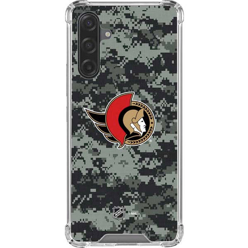 NHL Ottawa Senators Camo Galaxy A17 Clear Case