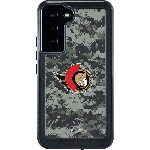 NHL Ottawa Senators Camo Galaxy S24 Plus Waterproof Case