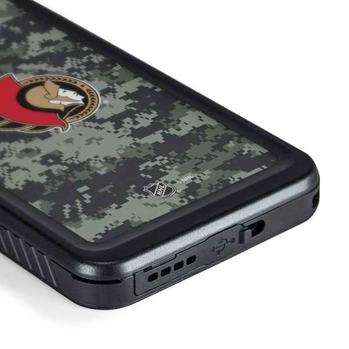 NHL Ottawa Senators Camo Galaxy S24 Plus Waterproof Case