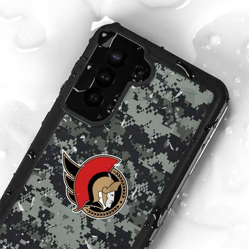 NHL Ottawa Senators Camo Galaxy S24 Plus Waterproof Case
