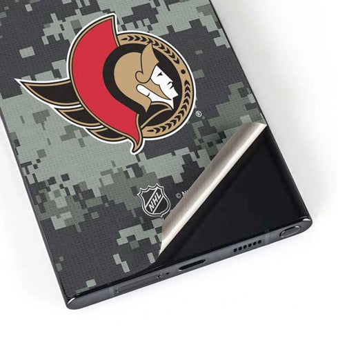 NHL Ottawa Senators Camo Galaxy S25 Ultra Skin