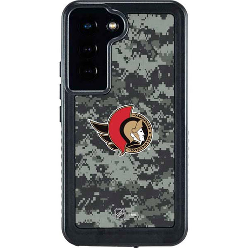 NHL Ottawa Senators Camo Galaxy S24 Waterproof Case