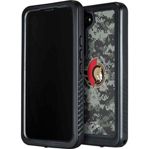 NHL Ottawa Senators Camo Galaxy S24 Waterproof Case