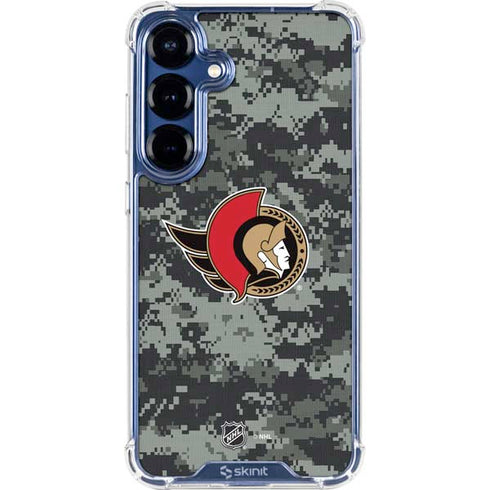 NHL Ottawa Senators Camo Galaxy S25 FE Clear Case