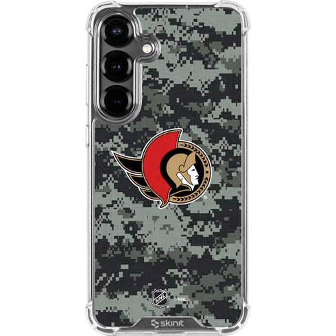 NHL Ottawa Senators Camo Galaxy S26 Plus Clear Case