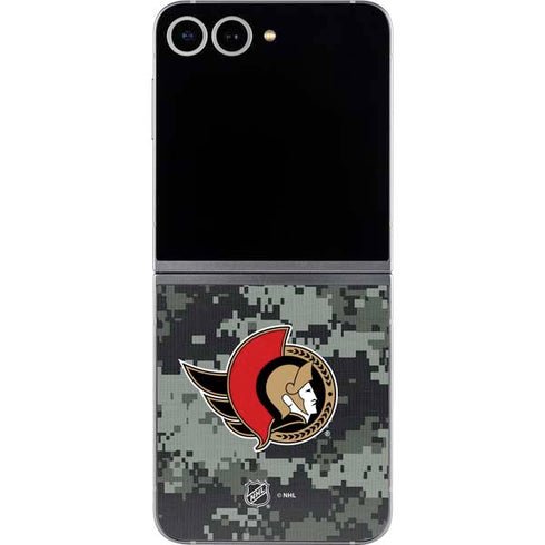 NHL Ottawa Senators Camo Galaxy Z Flip6 Skin