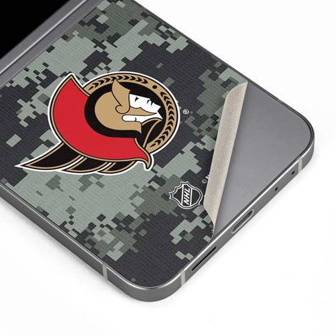 NHL Ottawa Senators Camo Galaxy Z Flip6 Skin