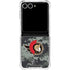 NHL Ottawa Senators Camo Galaxy Z Flip7 Clear Case