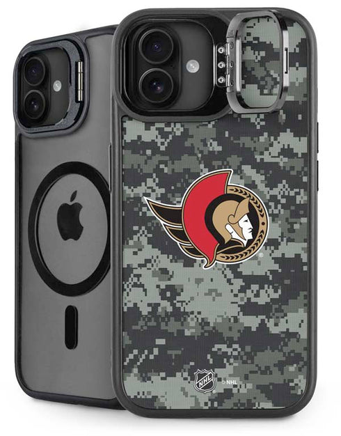 NHL Ottawa Senators Camo iPhone 16 Kickstand Case