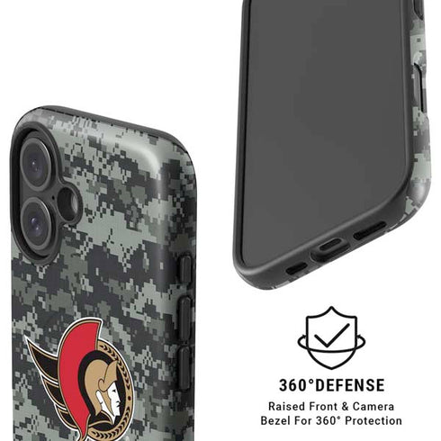 NHL Ottawa Senators Camo iPhone 16 Magsafe Impact Case