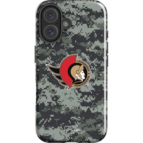 NHL Ottawa Senators Camo iPhone 16 Plus Impact Case