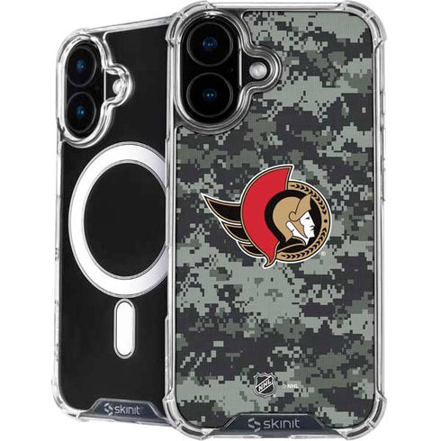 NHL Ottawa Senators Camo iPhone 16 Plus MagSafe Case