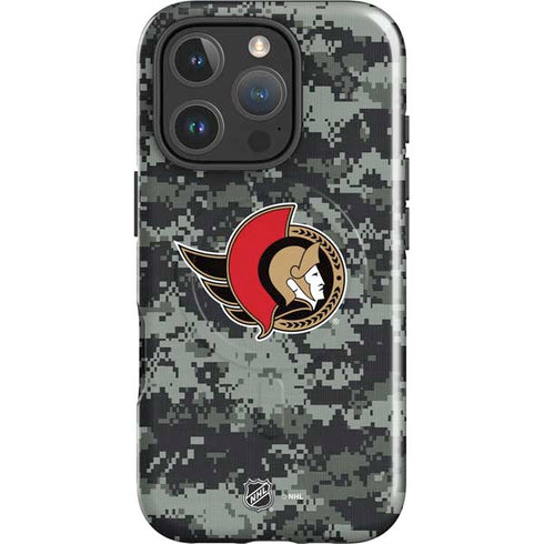 NHL Ottawa Senators Camo iPhone 16 Pro Max Magsafe Impact Case