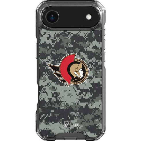 NHL Ottawa Senators Camo iPhone 17 Air Clear Case