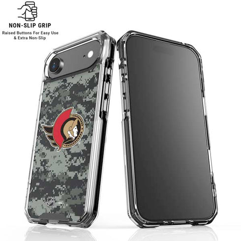 NHL Ottawa Senators Camo iPhone 17 Air Clear Case